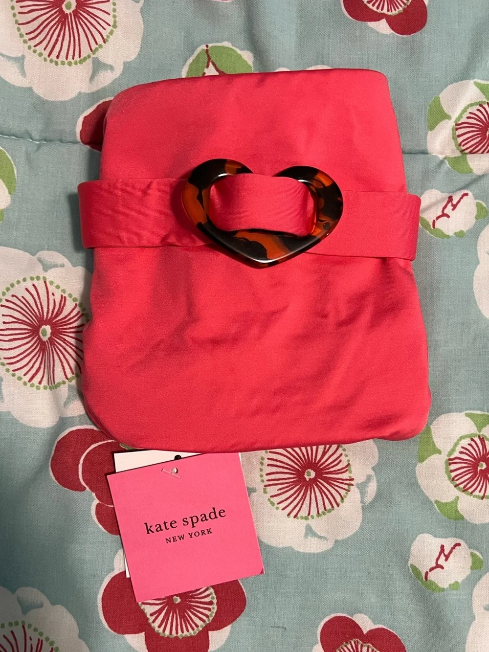 kate spade Coral High-Rise Belted Bikini bottom size XS